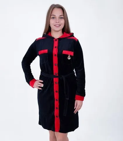 Халат велюровий "Якір"